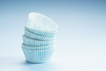 Empty cupcake cases