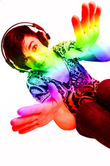 Obraz premium cool music on White_coloured