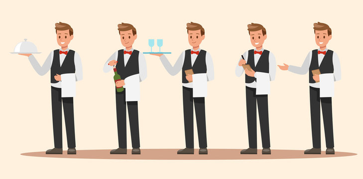 Waiter Cartoon Images – Browse 43,252 Stock Photos, Vectors, and Video |  Adobe Stock