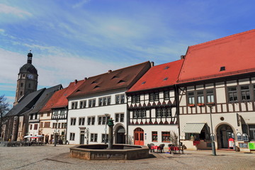 Fototapeta na wymiar Sangerhausen, Marktplatz
