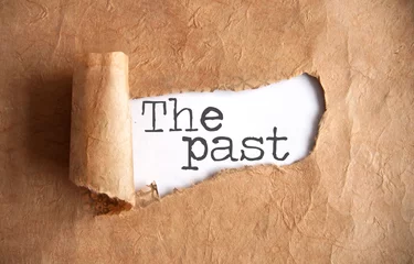 Foto op Plexiglas The past paper scroll uncovered © Pixelbliss