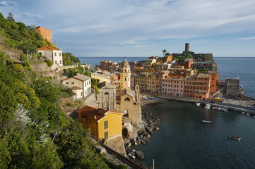 Fototapeta na wymiar idyllic landscape of Vernazza, Cinque Terre, Italy