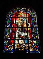 Stained Glass Window in Churche Saint Jean de Mormartre