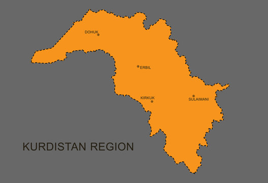 Kurdistan Region Map