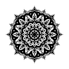 Arabesques black and white color. Elegant template for engraving, embroidery, burning out on a tree and other creative. Logo eco style.