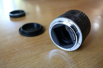 The lens adapter for macro. 