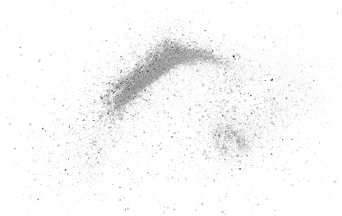 Obraz premium dust isolated on white background, with clipping path