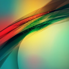 Abstract colorful background. Vector illustration. Wave blurred soft background