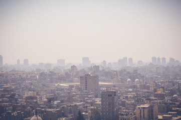 skyline of old buildings at cairo, egypt