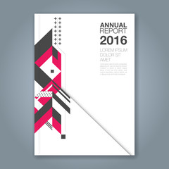 Abstract minimal geometric design background for business annual report book cover brochure flyer poster
