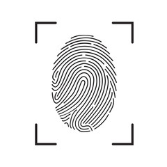Fingerprint Scan Icon - 145577030