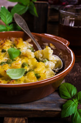 Casserole with pasta
