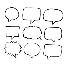 Speech Bubble hand drawn