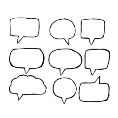 Speech Bubble hand drawn