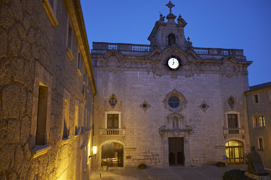 Basilika des Klosters Lluc,Serra de Tramuntana,Mallorca,Spanien