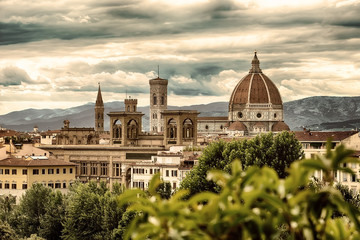 Florenz und Berge