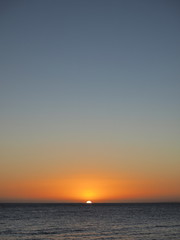 Sunset over Port Phillip Bay near Mornington, Australia 2017