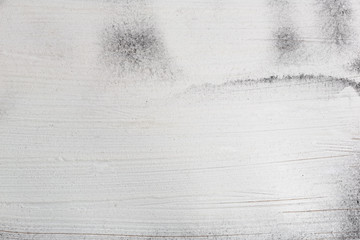Rude and stained wooden blank white background