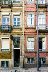Street view of old town Porto, Portugal, Europe