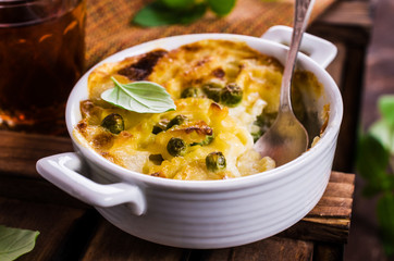 Casserole with pasta