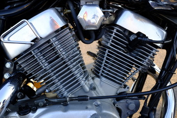 Fototapeta premium Motorcycle engine