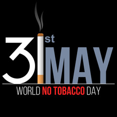 World no tobacco day banner