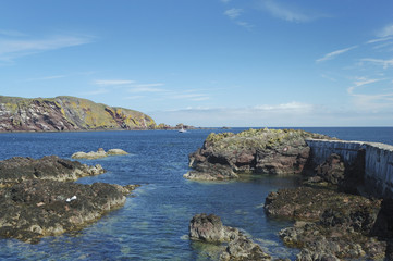 harbour entrance at St. Abbs, Berwickshire