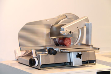Catering Equipment for Producing Slices of Cooked Meat.