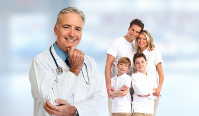 Senior family doctor