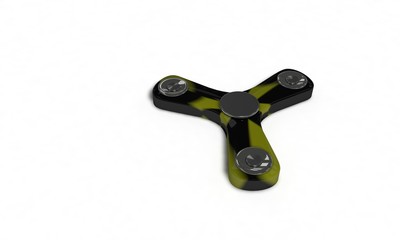 Obraz premium Fidget spinner of background, 3d render