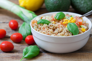 Quinoa vegan salad