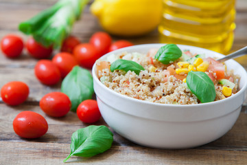 Quinoa vegan salad