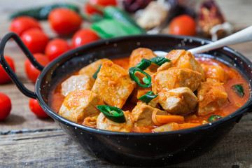 Red curry fish