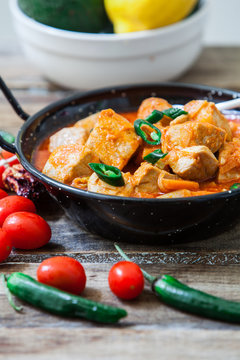 Red curry fish