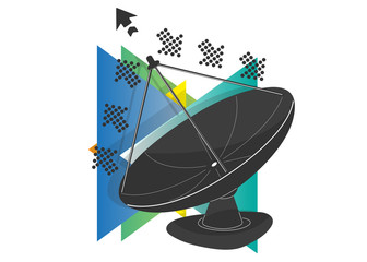 Satellite dish icon