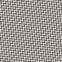 Repeatable geometric grid texture. Vector seamless mesh pattern. Monochrome zigzag lines abstract background