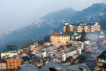 Fototapeta na wymiar Darjeeling hill town