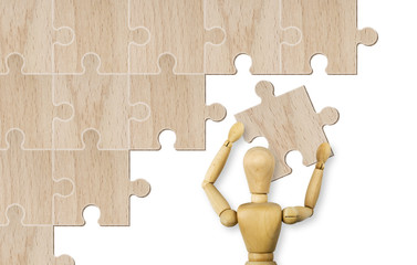 Puzzle, Parkett, Handwerker