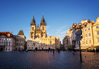Fototapeta na wymiar Old town square,Prague, Czech republic