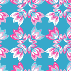 Seamless floral background. Vector illustration.
