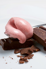 Strawberry ice cream