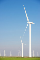 Fototapeta premium Wind energy concept