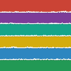 Vector background of colorful torn paper banners with space for text