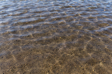 Water wave on sea