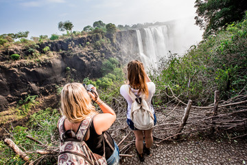 waterfall girls viewing