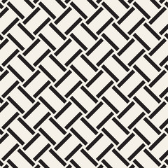 Vector seamless pattern. Modern texture. Repeating abstract background. Geometric rectangles symmetric lattice