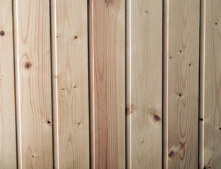 Naklejka premium The background consists of a pine wooden board. Rural ecological interior..