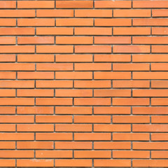 Red brick wall for background and texture