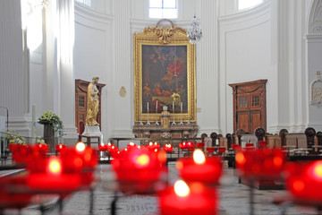 kirche in solothurn, schweiz