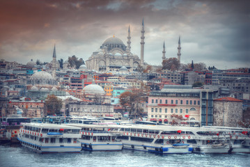 Fototapeta premium Istanbul is Turkey's largest city
